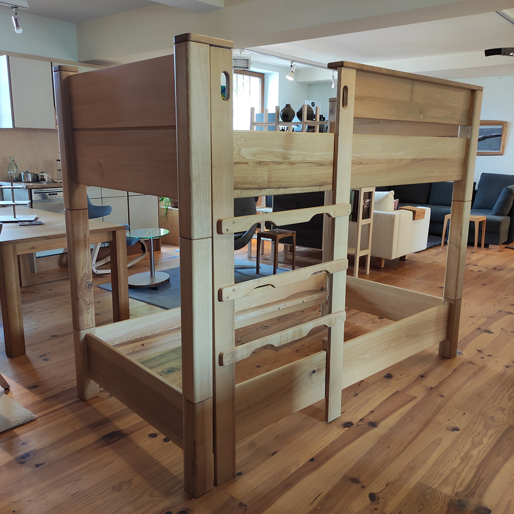 Abverkauf Stock Bett Massivholz Esche