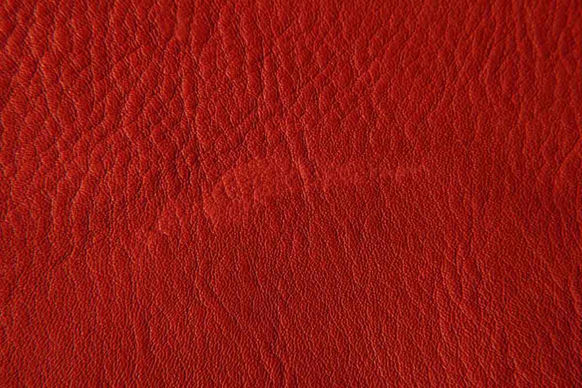 Ecopell Naturleder: Farbe rot