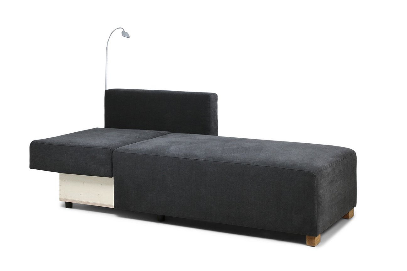 Natur Schlafsofa Modell Divano - schlafen