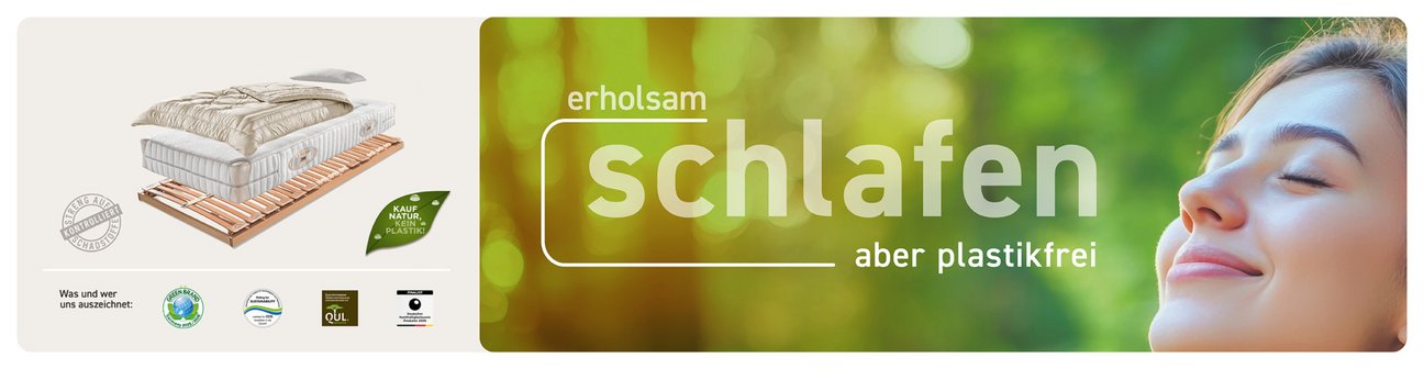 Dormiente 2026 - Erholsam schlafen - aber plastikfrei