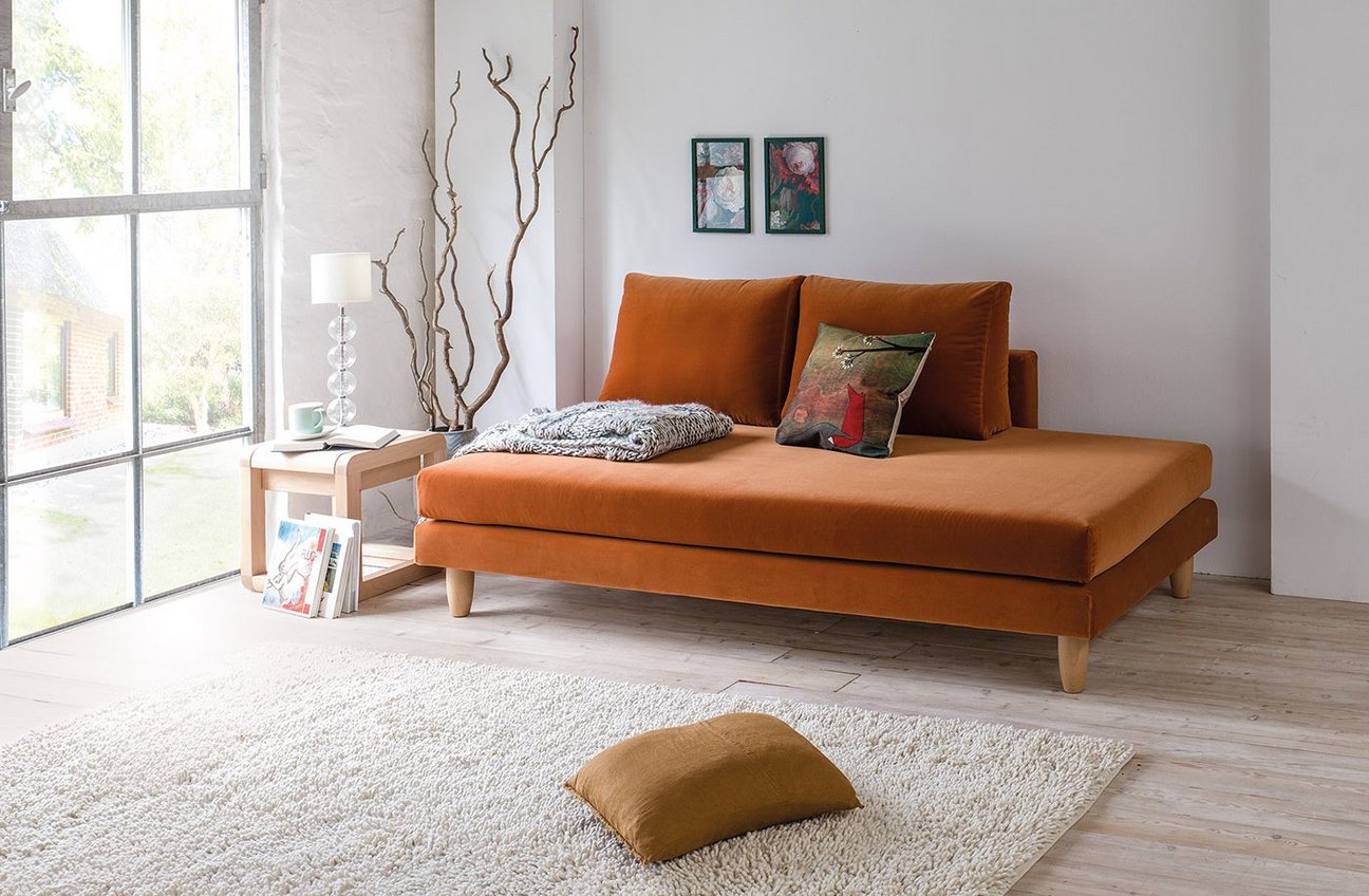 Schlafsofa Lounge-S Varese Safferon Sitzen