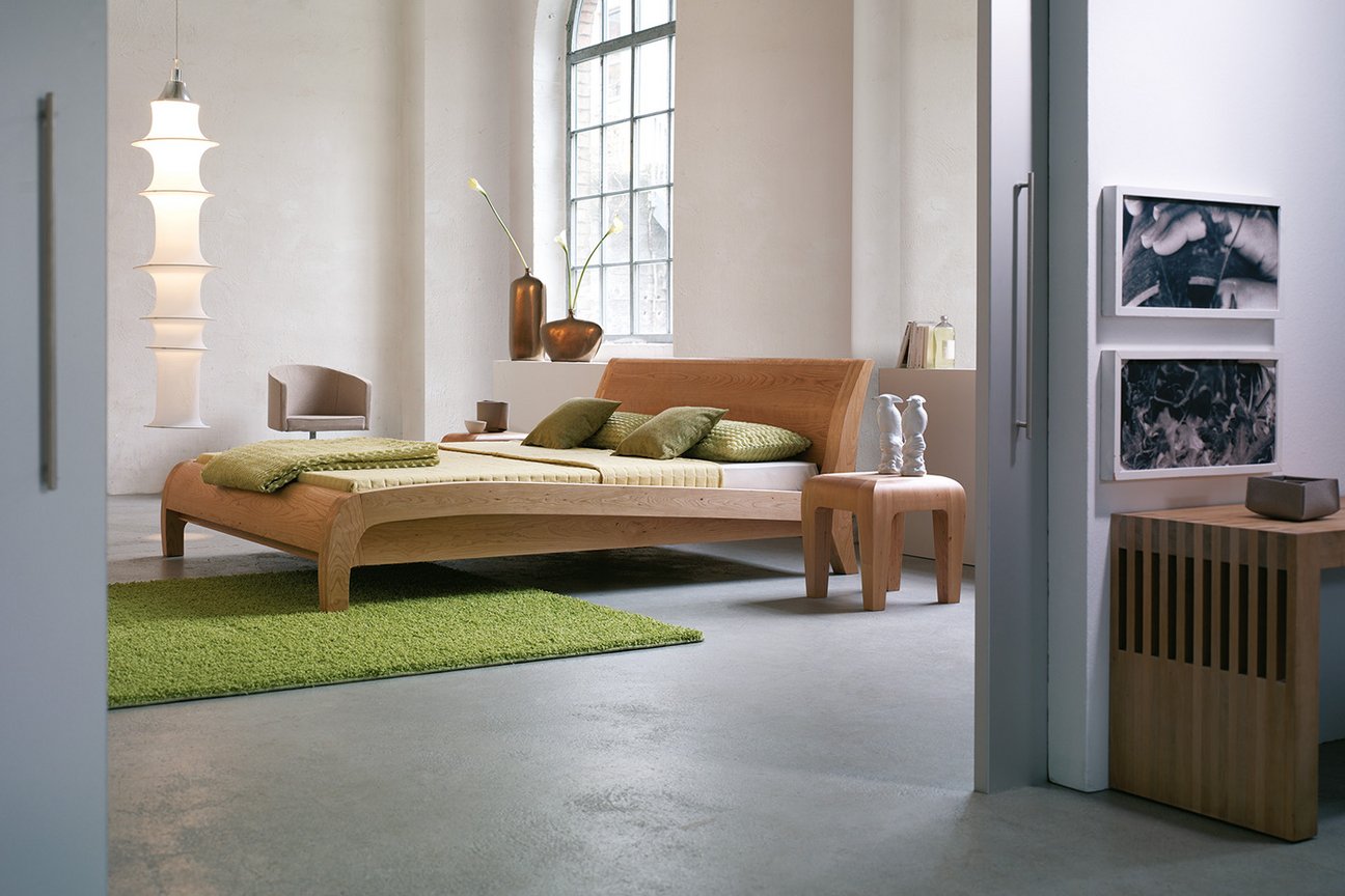 Beluga - dormiente Bett aus Massivholz