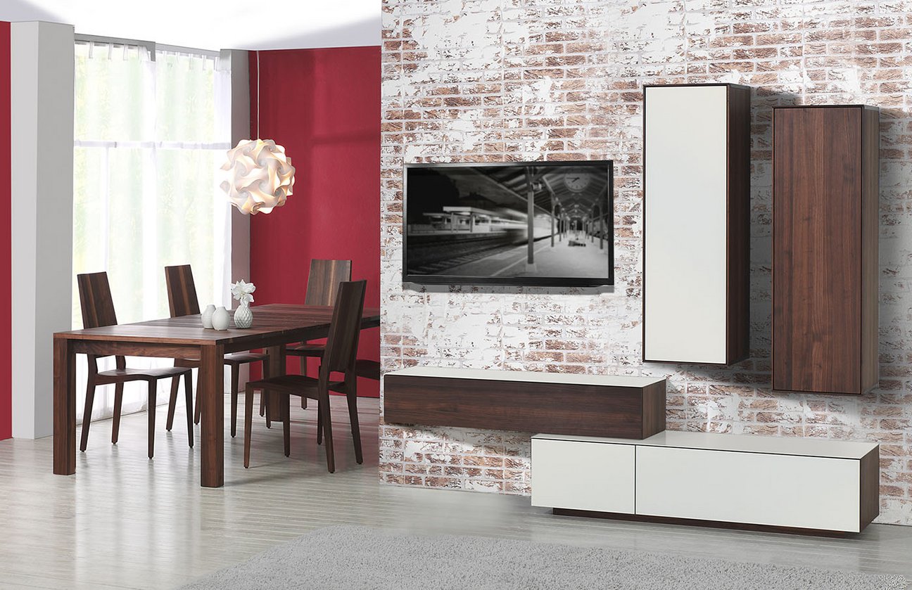Holzschmiede Wohnzimmer - Modulare Schränke mit System