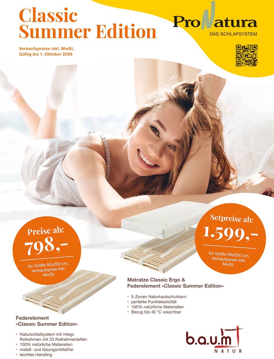 ProNatura Aktion 2026 - Classic Summer Wdition