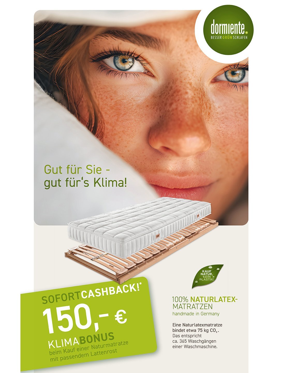 Interner Link zu dormiente Aktion Januar-Februar 2026 Cash Back 150€ Klima Bonus