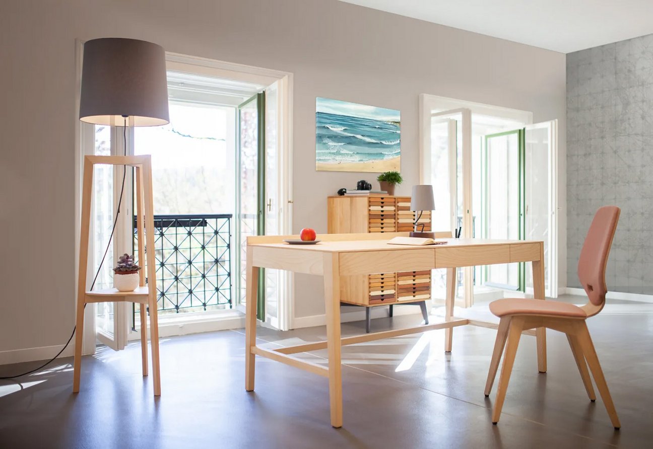 Sixay Desk aus Massivholz Sixay Desk aus Massivholz