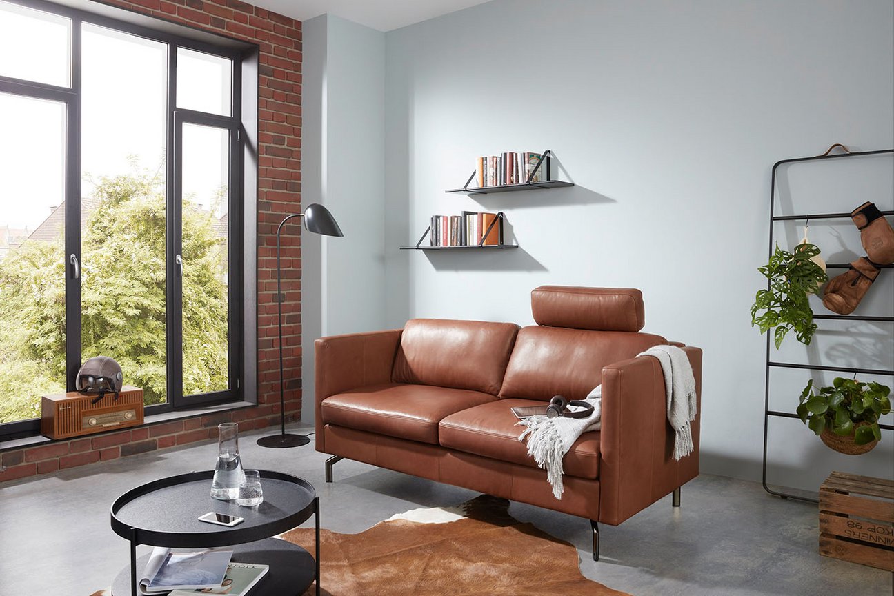 Ecopell Natur Ledersofa Sirio