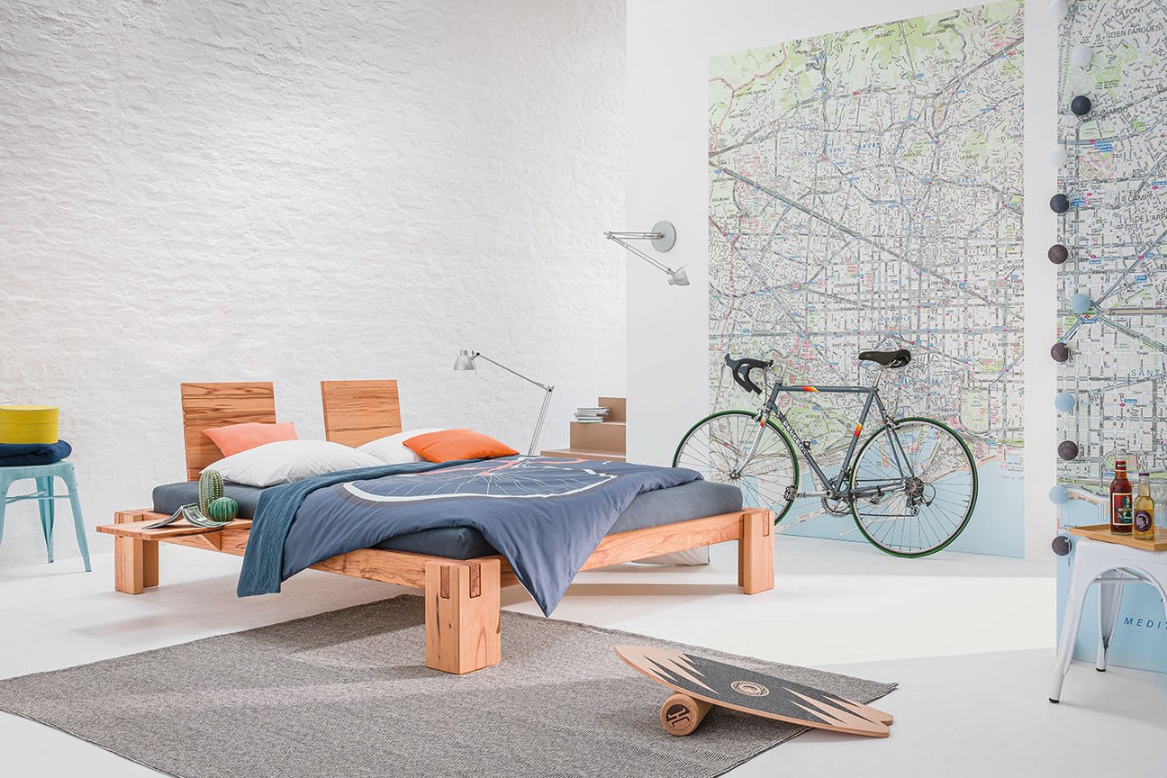 Nuveo - dormiente Bett aus Massivholz