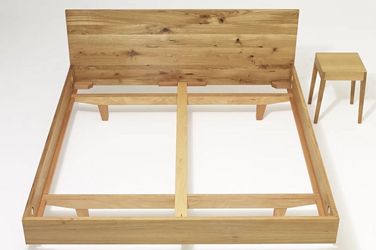 sixay Aufbau Holzrahmen Bett Mamma